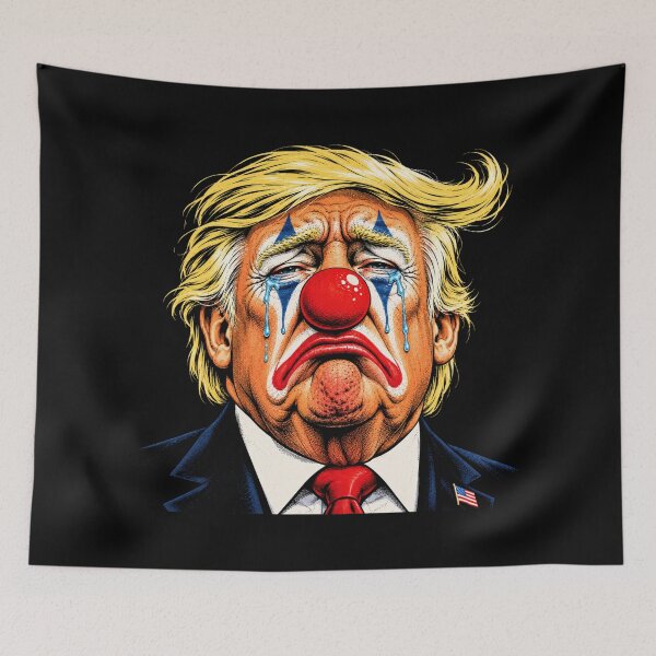 Item preview, No Kings American Flag Middle Finger Protest designed and sold by TEEJAMBOREE.