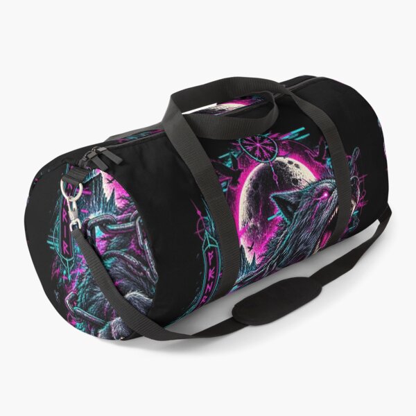 Item preview, Fenrir – Cyber Glitch Norse Wolf designed and sold by JupiterGlitchEmpire.