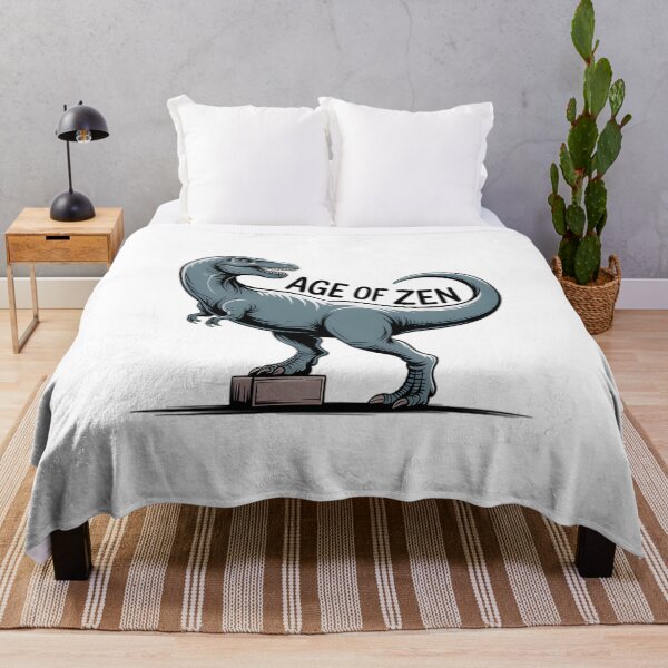 Item preview, T-Rex Dinosaur Zen Yoga Flat Vector Illustration designed and sold by 108stillness.