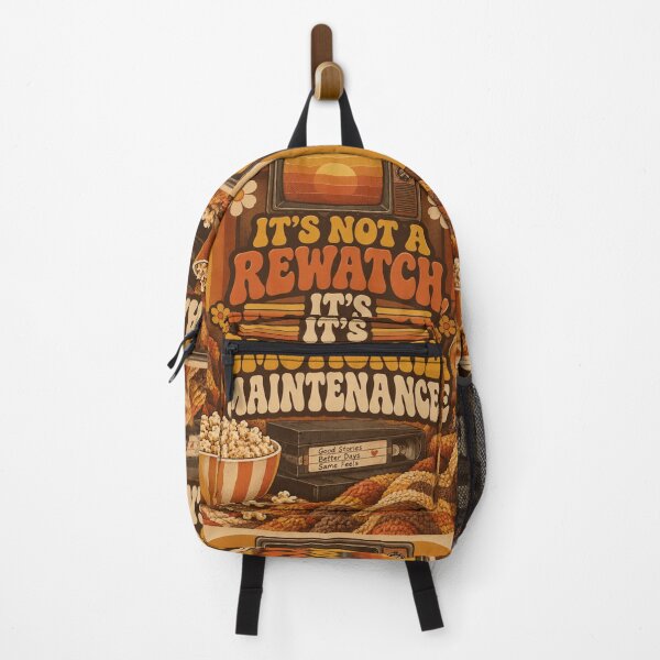 Item preview, It's Not A Rewatch, It's Emotional Maintenance T-Shirt – Funny TV Fan Quote designed and sold by Fanverse Merchandise.