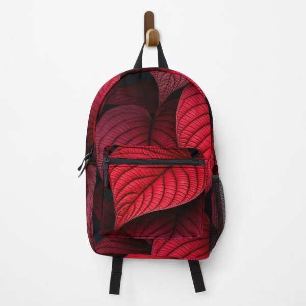 Item preview, Moody Deep Red Heart-Shaped Leaves — Dramatic Dark Botanical Texture designed and sold by LYAN-STORE.