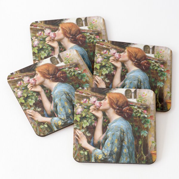Item preview, The Soul of the Rose by John William Waterhouse designed and sold by The Breathing Paint.