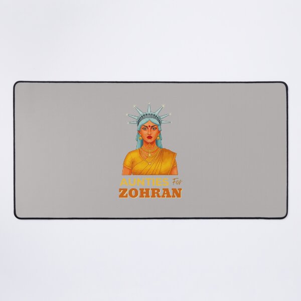 Item preview, Aunties For Zohran Statue Fusion Tee-74 designed and sold by ManuelBroer.
