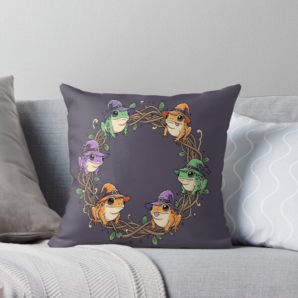 Item preview, Whimsical Wreath Adorned With Witchy Toads designed and sold by taiche.