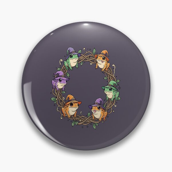 Item preview, Whimsical Wreath Adorned With Witchy Toads designed and sold by taiche.