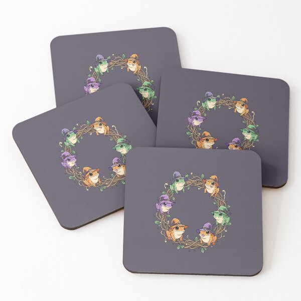 Item preview, Whimsical Wreath Adorned With Witchy Toads designed and sold by taiche.