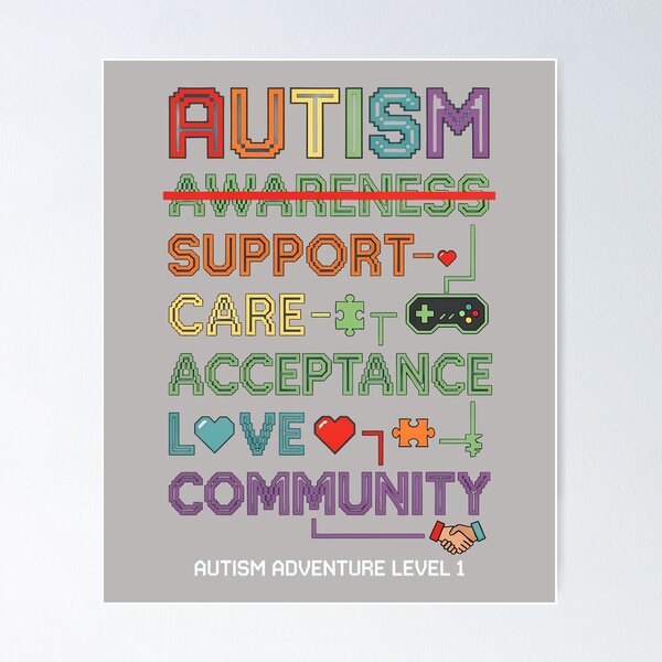 Item preview, Autism Adventure Level 1 Pixel Art Shirt-37 designed and sold by ManuelBroer.
