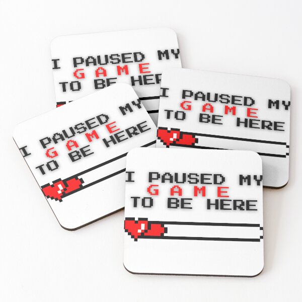 Item preview, I Paused My Game To Be Here Pixel Gamer designed and sold by Hx3ly.