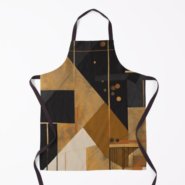 Item preview, Abstract Black and Gold Geometric designed and sold by shelteredinside.