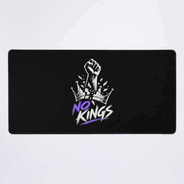 Item preview, No Kings American Flag Middle Finger Protest designed and sold by TEEJAMBOREE.