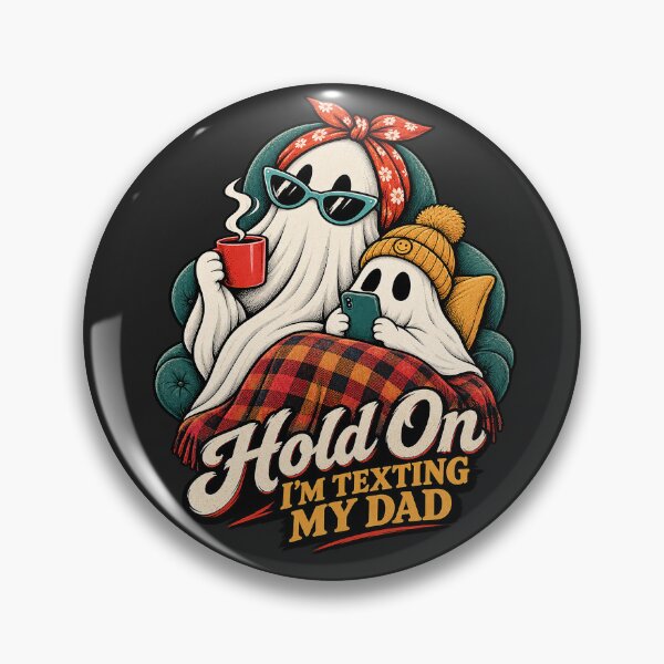 Item preview, Hold On I’m Texting My Dad - Ghost Family. designed and sold by Endless7Art.