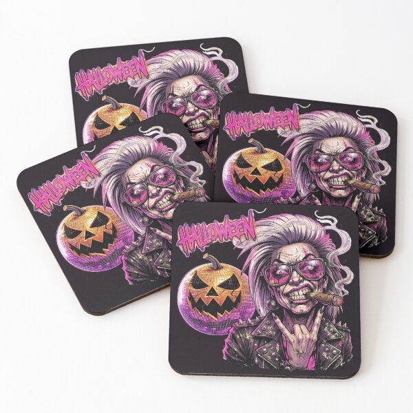 Item preview, Halloween Wicked Punk Horns Disco Pumpkin designed and sold by Voodoo Store Paranormal Collections.