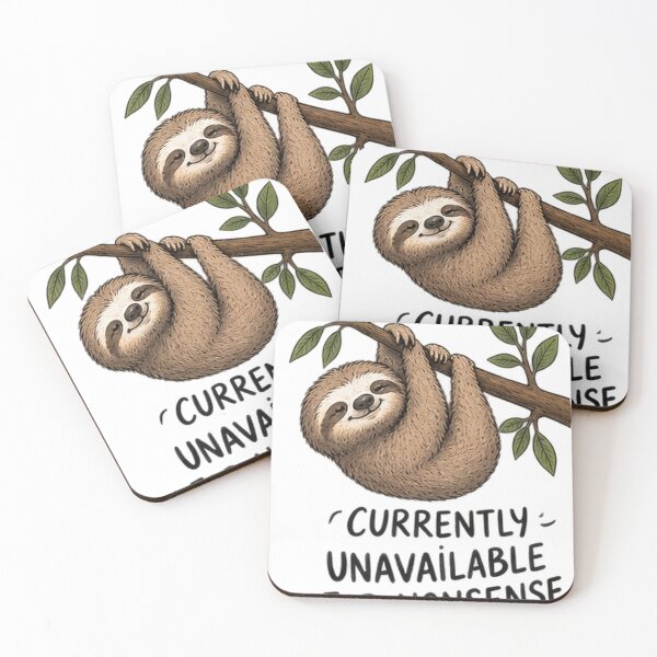 Item preview, Currently Unavailable Sloth Humor  designed and sold by DrAsmaaMohamed.