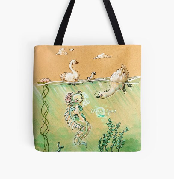 Esprit de l'eau Tote bag doublé
