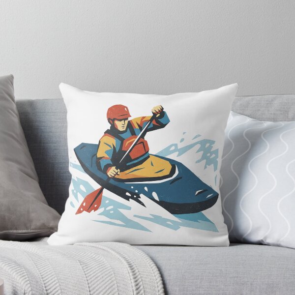 Item preview, Whitewater Kayaker Screenprint designed and sold by eduardoroa22.