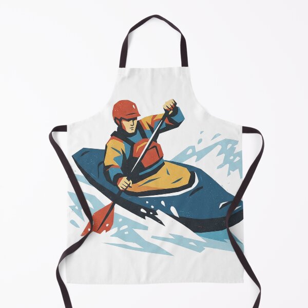 Item preview, Whitewater Kayaker Screenprint designed and sold by eduardoroa22.