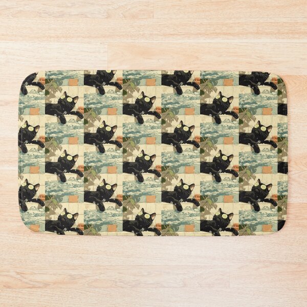 Item preview, Black Cat: Bathroom Etiquette Series designed and sold by TT Design & Creative Studio.