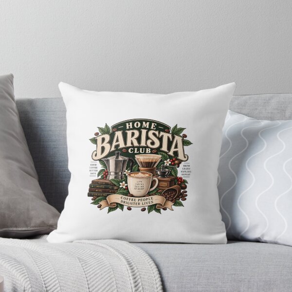 Item preview, Home Barista Club Coffee Design designed and sold by BrewedPixels.