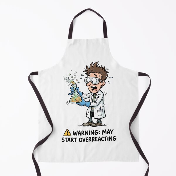 Item preview, Funny Chemistry Student Warning May Start Overreacting Science Pun designed and sold by Sekla-Studio.