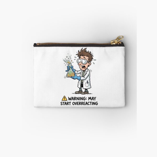 Item preview, Funny Chemistry Student Warning May Start Overreacting Science Pun designed and sold by Sekla-Studio.