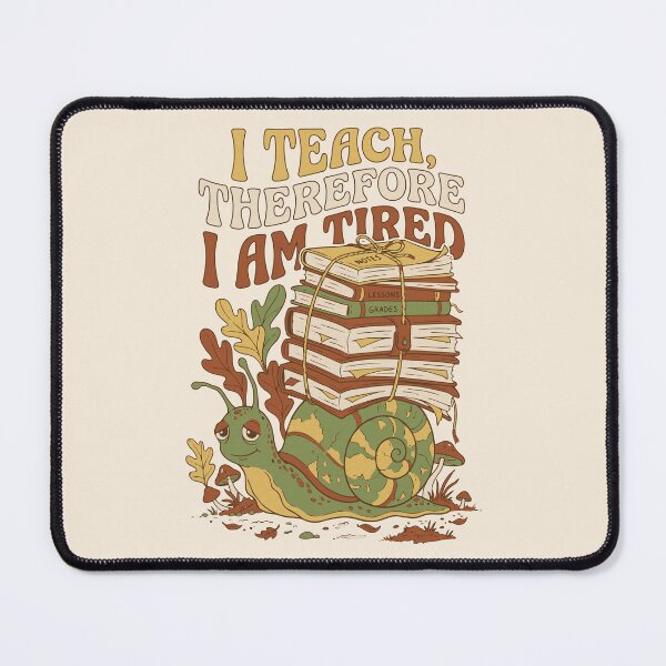 Item preview, Snail education, exhausted, retro groovy aesthetic school - Light Colors Edition designed and sold by Shyla Marsare.