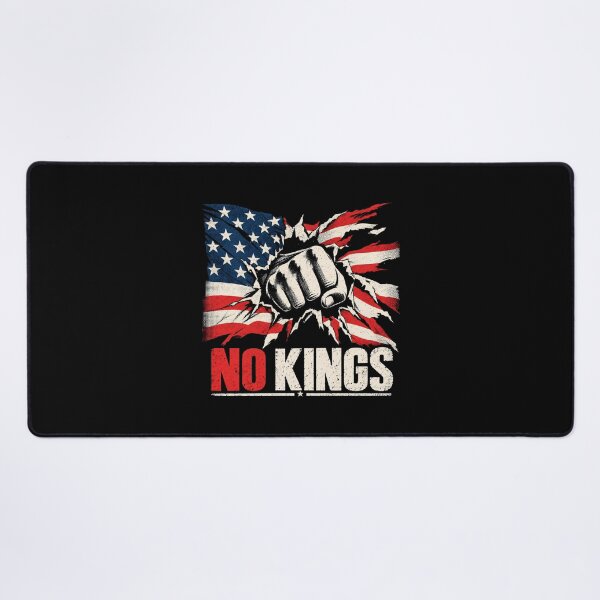 Item preview, No Kings American Flag Middle Finger Protest designed and sold by TEEJAMBOREE.