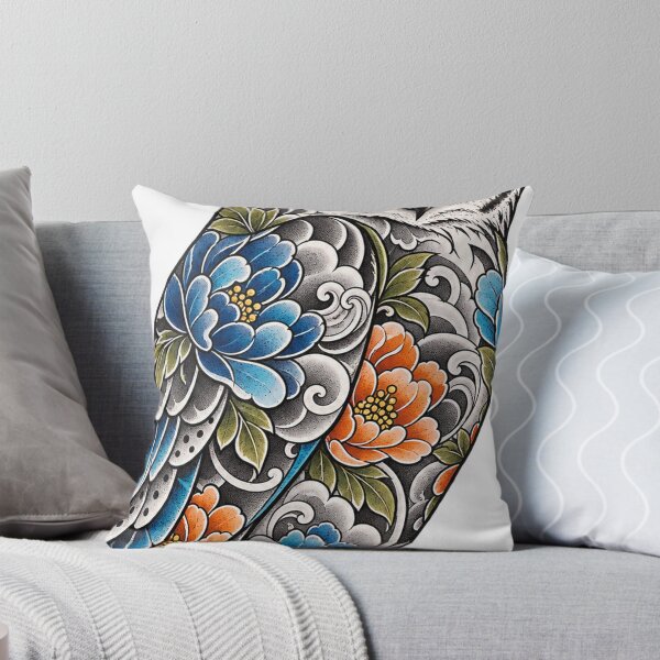 Item preview, FloraOwl Tattoo Style designed and sold by LongIslandDesgn.
