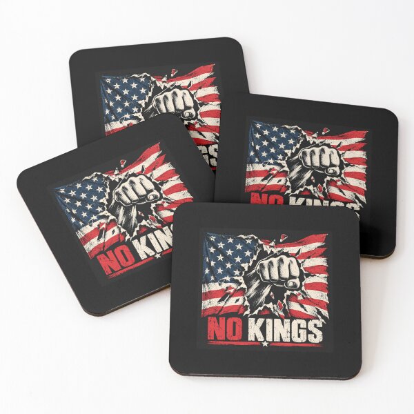 Item preview, No Kings American Flag Middle Finger Protest designed and sold by TEEJAMBOREE.