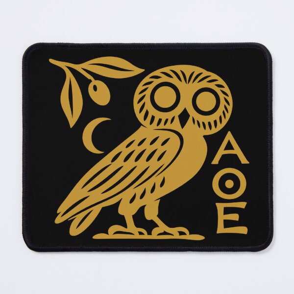 Item preview, Owl of Athena Athenian Coin Ancient Greek Symbol designed and sold by The Abstract Vision.