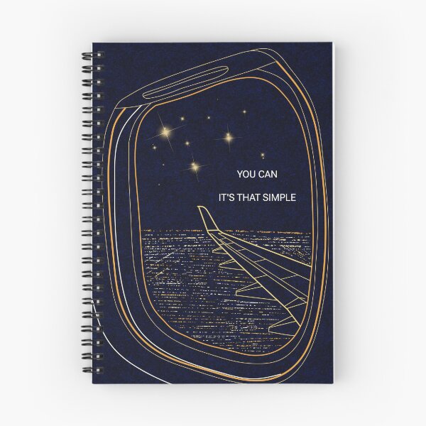 Item preview, You Can – Airplane Window Motivational Digital Art designed and sold by CanvasCharmHub.