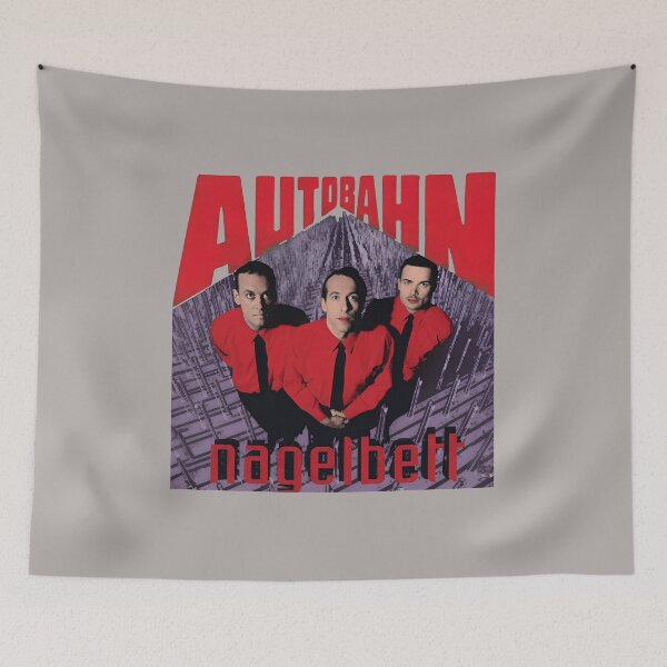 Item preview, AUTOBAHN nagelbett Synth Pop Band Tee-3 designed and sold by ChristianRinck.