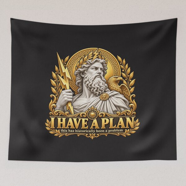 Item preview, Zeus Statue – I Have a Plan designed and sold by MetaModel Editions.