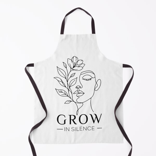 Item preview, ​Grow In Silence Aesthetic Line Art Woman Design designed and sold by Minem39.