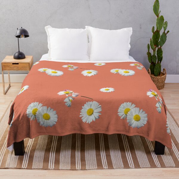 Item preview,  Minimalist Scattered Daisy Pattern Modern Botanical Art designed and sold by BalkanBloomArt.