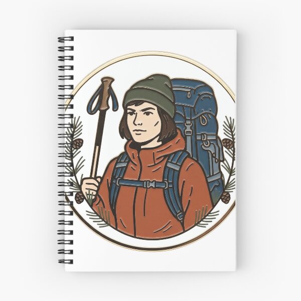 Artikelvorschau, Rucksacktouristen-Medaille mit Trekkingstock entworfen und verkauft von eduardoroa22.