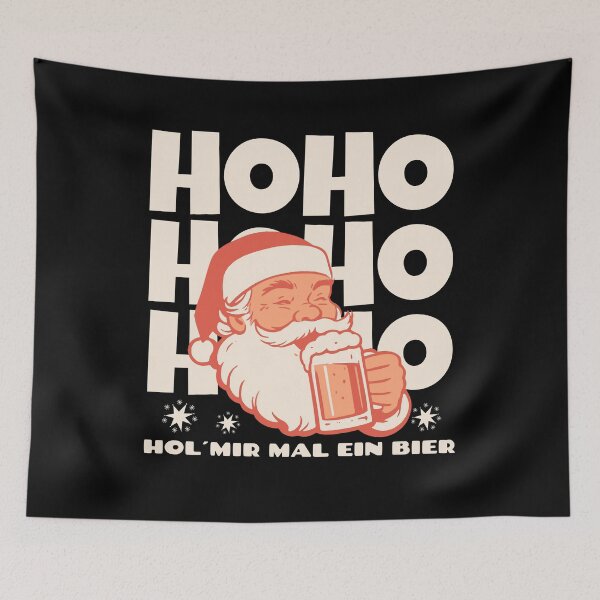 Artikelvorschau, Weihnachtsmann Bier Hohoho Lustig entworfen und verkauft von Loona97.