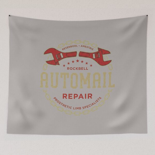 Item preview, Automail Repair Rockswell Vintage Wrench Emblem-59 designed and sold by ChristianRinck.