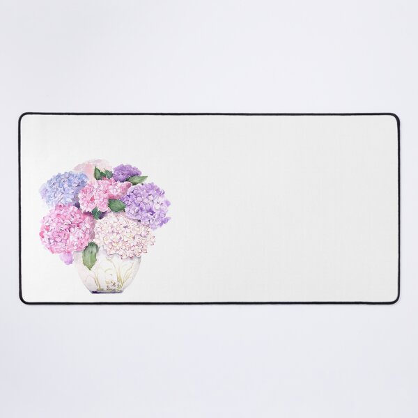 Item preview, Hand painted colourful hydrangeas in pot watercolour designed and sold by SelenePaintings .