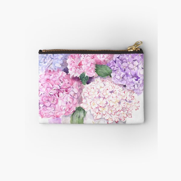 Item preview, Hand painted colourful hydrangeas in pot watercolour  designed and sold by SelenePaintings .