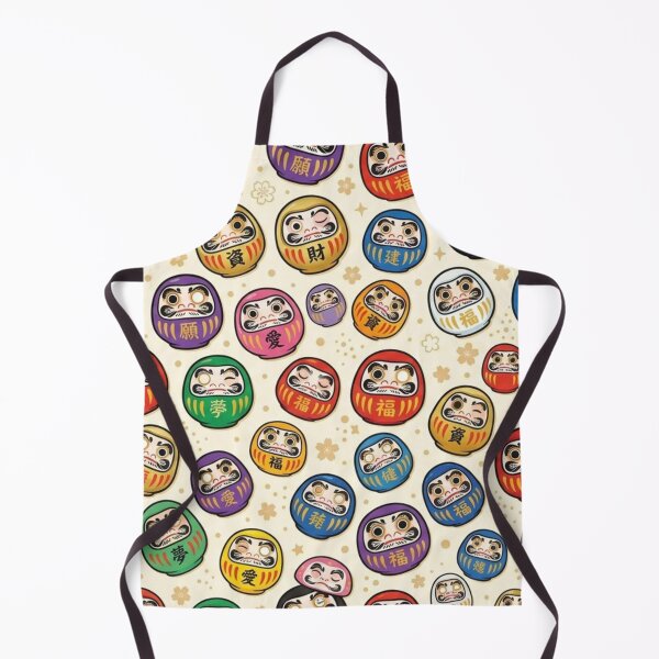 Item preview, Colorful Japanese Daruma Dolls Pattern designed and sold by lungpleecha.