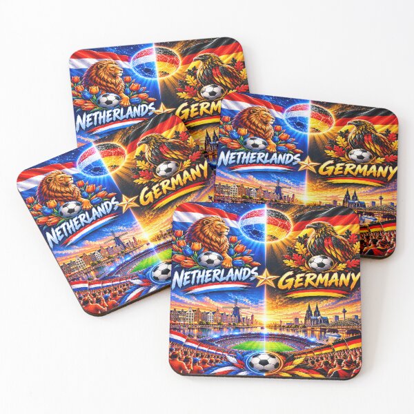 Item preview, 2 in 1 Netherlands Germany art /Berlin to Amsterdam travel art  designed and sold by Nexus Space.