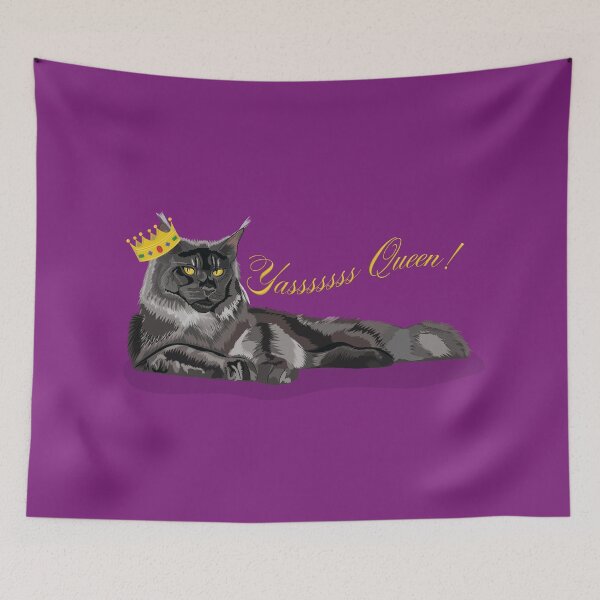 Item preview, Yas Reina Maine Coon designed and sold by kerriestuff.