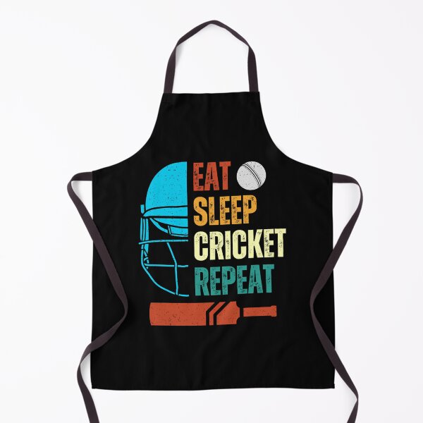 Item preview, Eat Sleep Cricket Repeat Cricket Player Youth Men Boys Kids designed and sold by TabethaWedlock.
