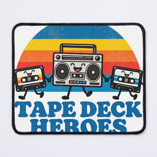 Item preview, Tape Deck Heroes – Retro Boombox Trio designed and sold by LongIslandDesgn.