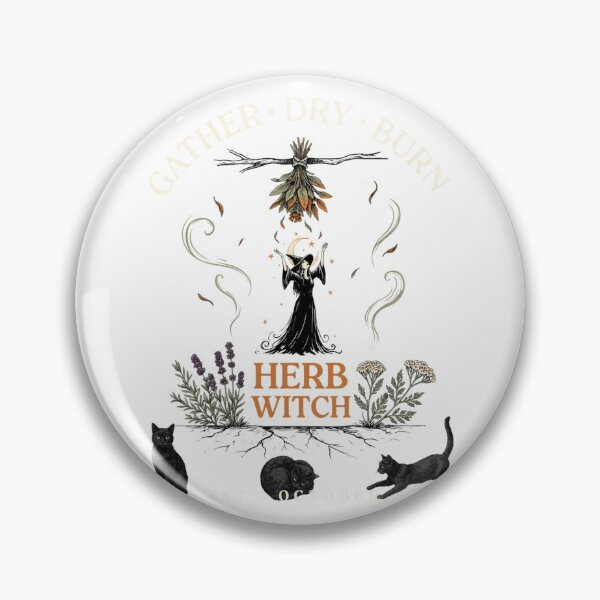 Item preview, Herb Witch Halloween Design Graphic Tee v15 designed and sold by DarylWelsh2024.