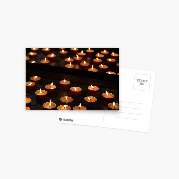 My Candle Adds To The Vast Illumination, Santa Maria Della Salute Church, Venice 2009 Postcard