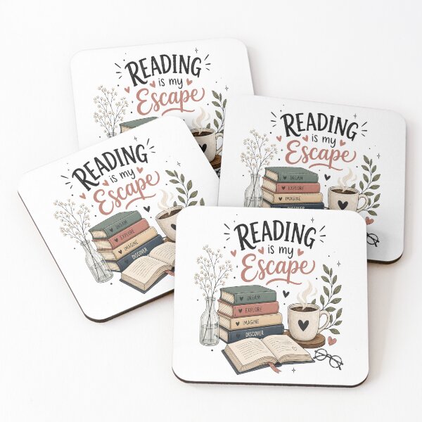 Item preview, Reading Is My Escape - Cozy Book Lover Aesthetic designed and sold by NovaNest  Studio.