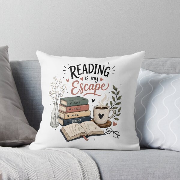 Item preview, Reading Is My Escape - Cozy Book Lover Aesthetic designed and sold by NovaNest  Studio.