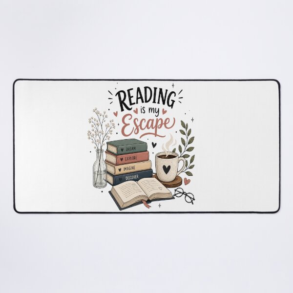 Item preview, Reading Is My Escape - Cozy Book Lover Aesthetic designed and sold by NovaNest Studio.