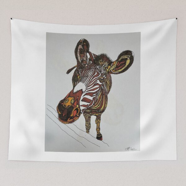 Item preview, A curious zebra came to meet me designed and sold by Ccrisart75-.